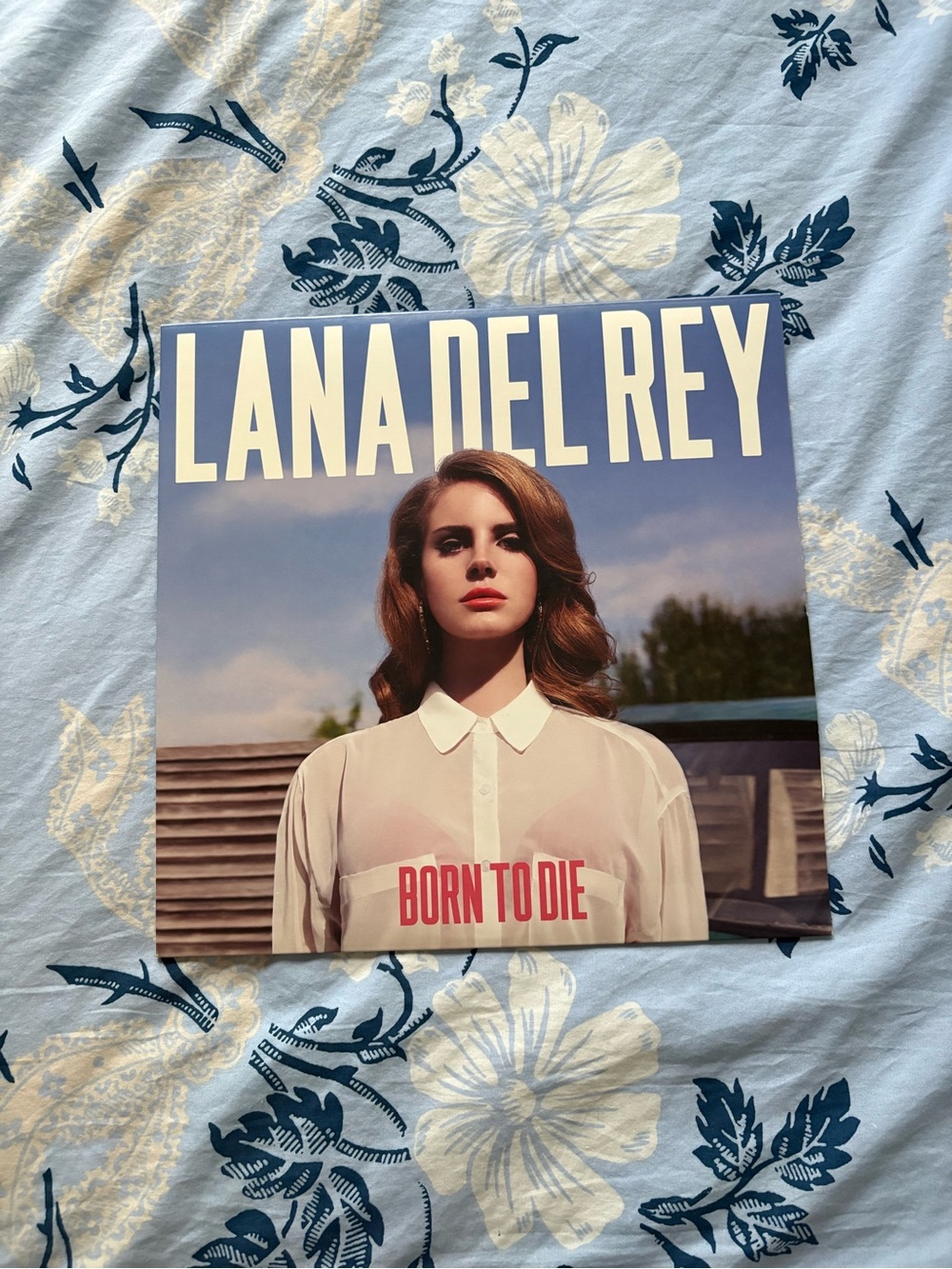 Lana Del Rey "Born to Die" Vinyl Album - Blue & White Cover
